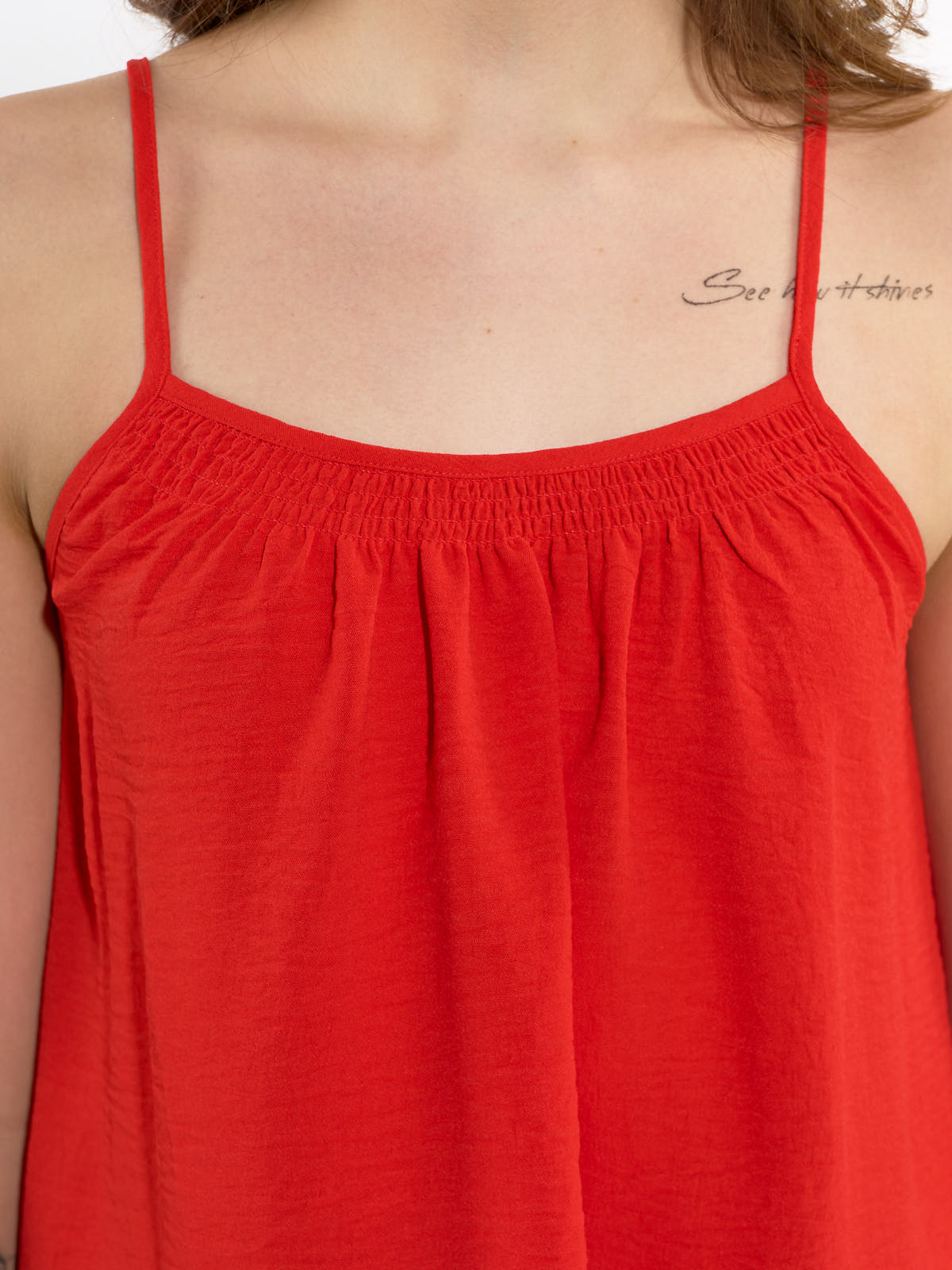 Abby Airflow Satin Tank Top