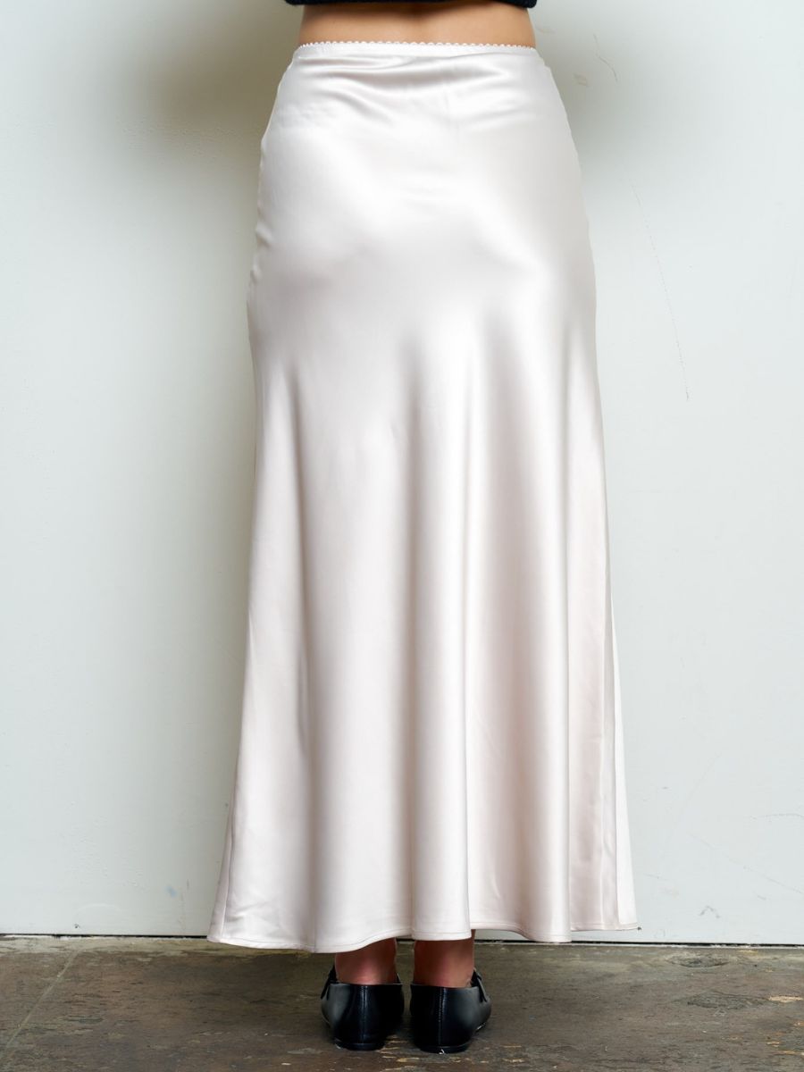 Soleil Maxi Satin Skirt
