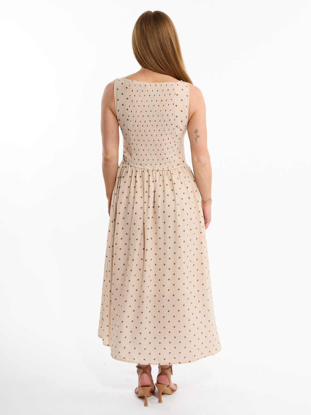 Polka Dot Midi Dress