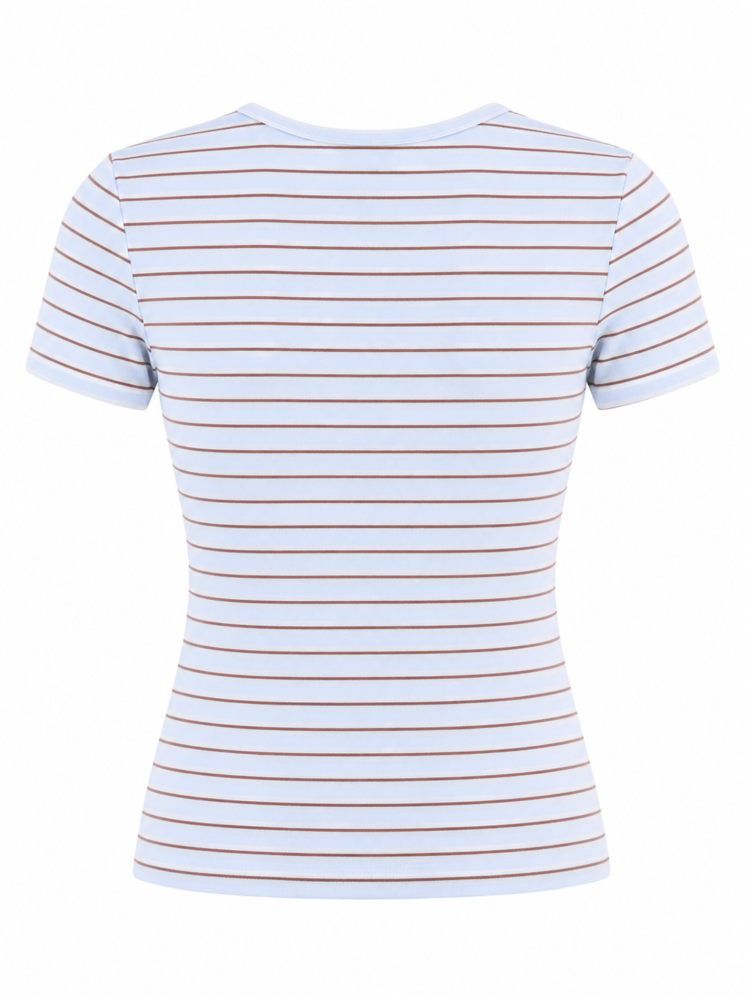 Summer Stripe Short Sleeve Button Down Shirt