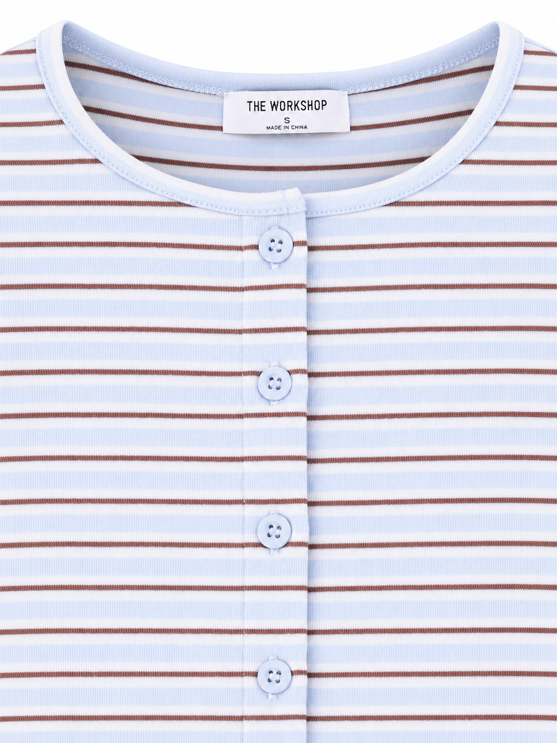 Summer Stripe Short Sleeve Button Down Shirt