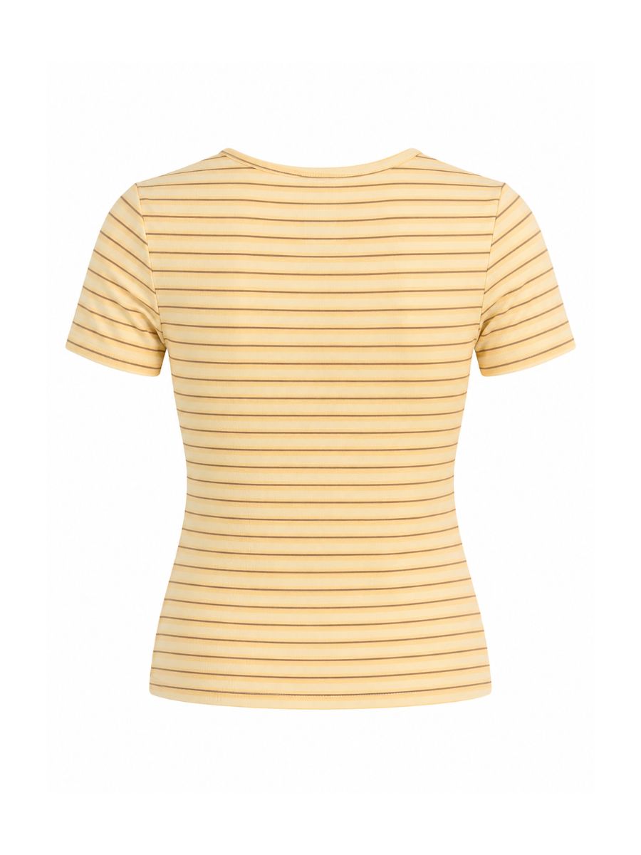 Summer Stripe Short Sleeve Button Down Shirt