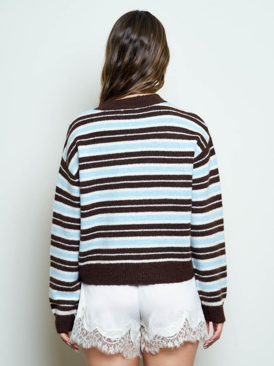 Ryann Boxy Stripe Sweater