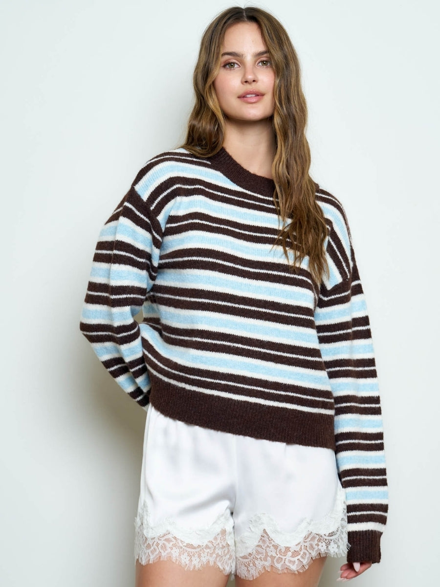 Ryann Boxy Stripe Sweater