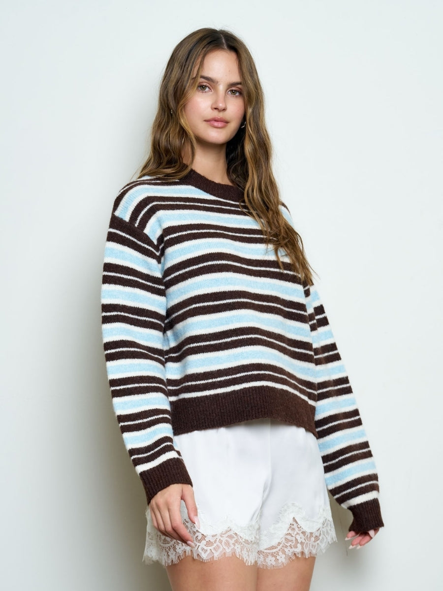 Ryann Boxy Stripe Sweater