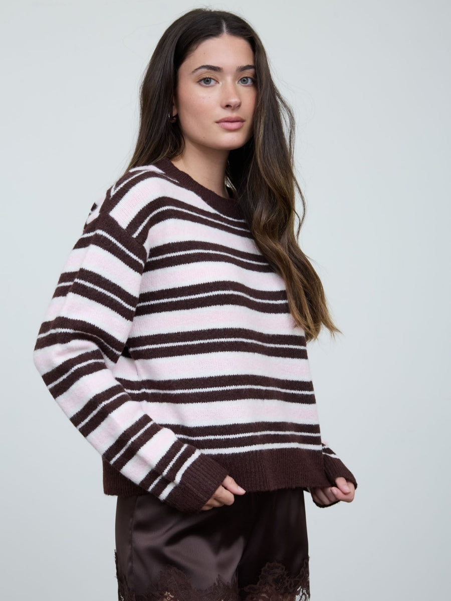 Ryann Boxy Stripe Sweater