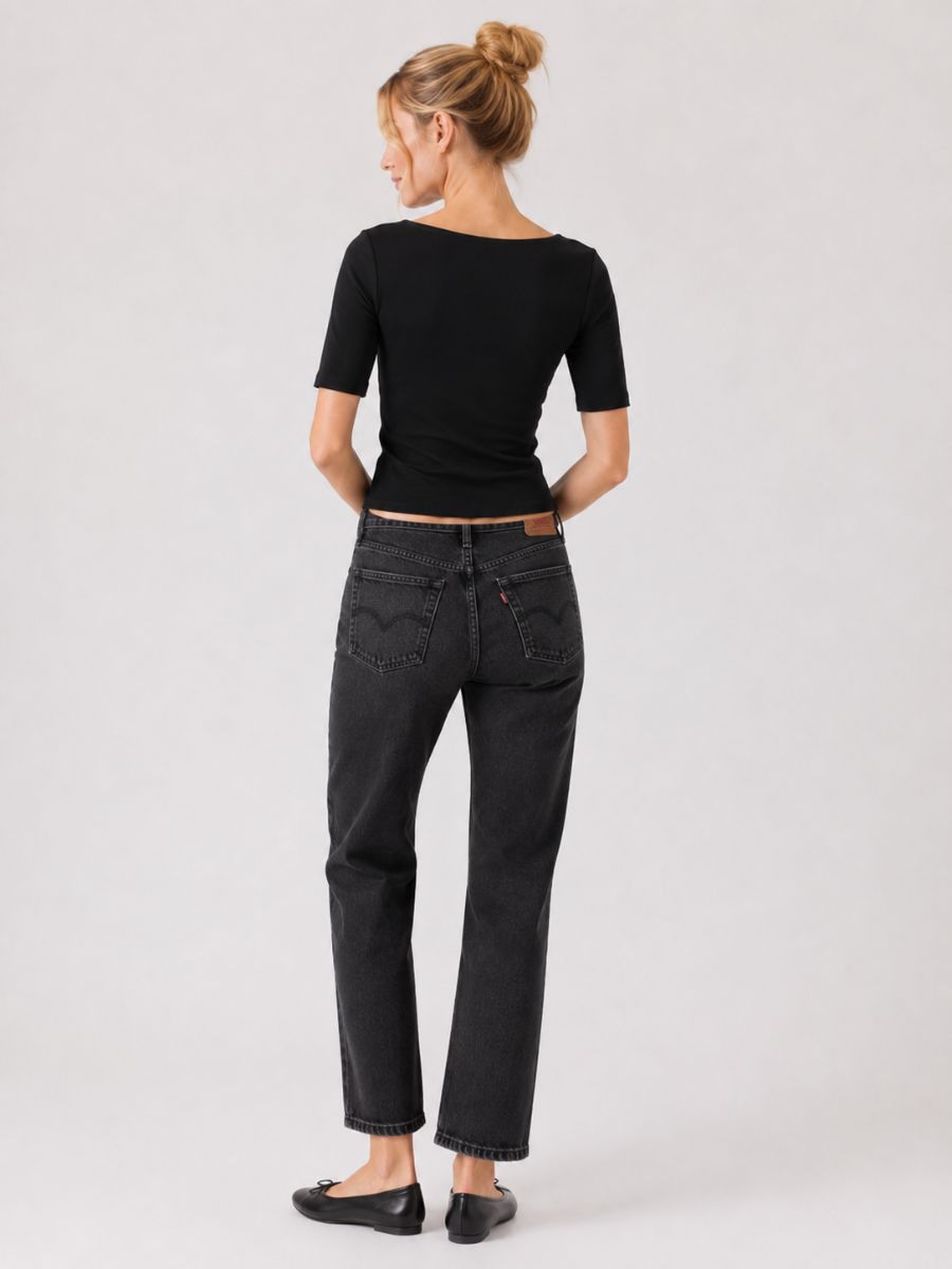 Form 3/4 Boatneck Knit Top