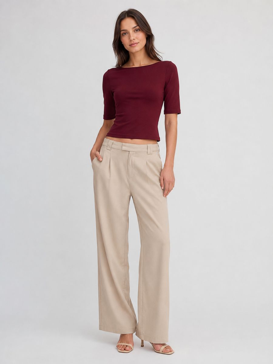 Form 3/4 Boatneck Knit Top