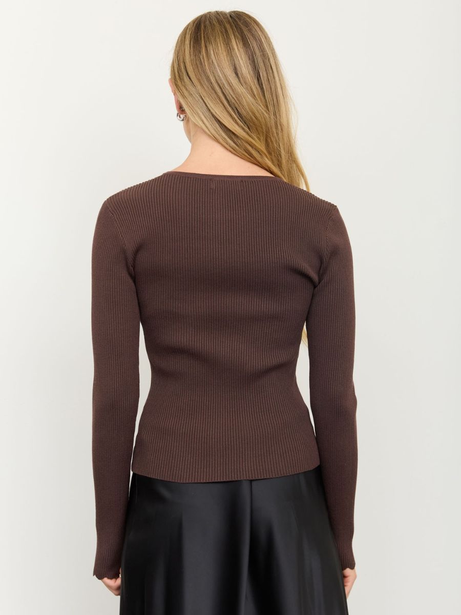 Sara Scalloped Button Cardigan