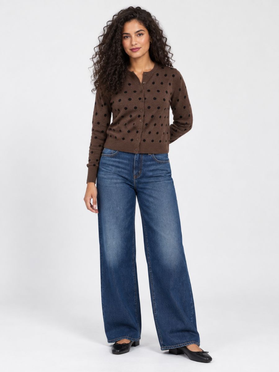 Astrid Polka Dot Cardigan