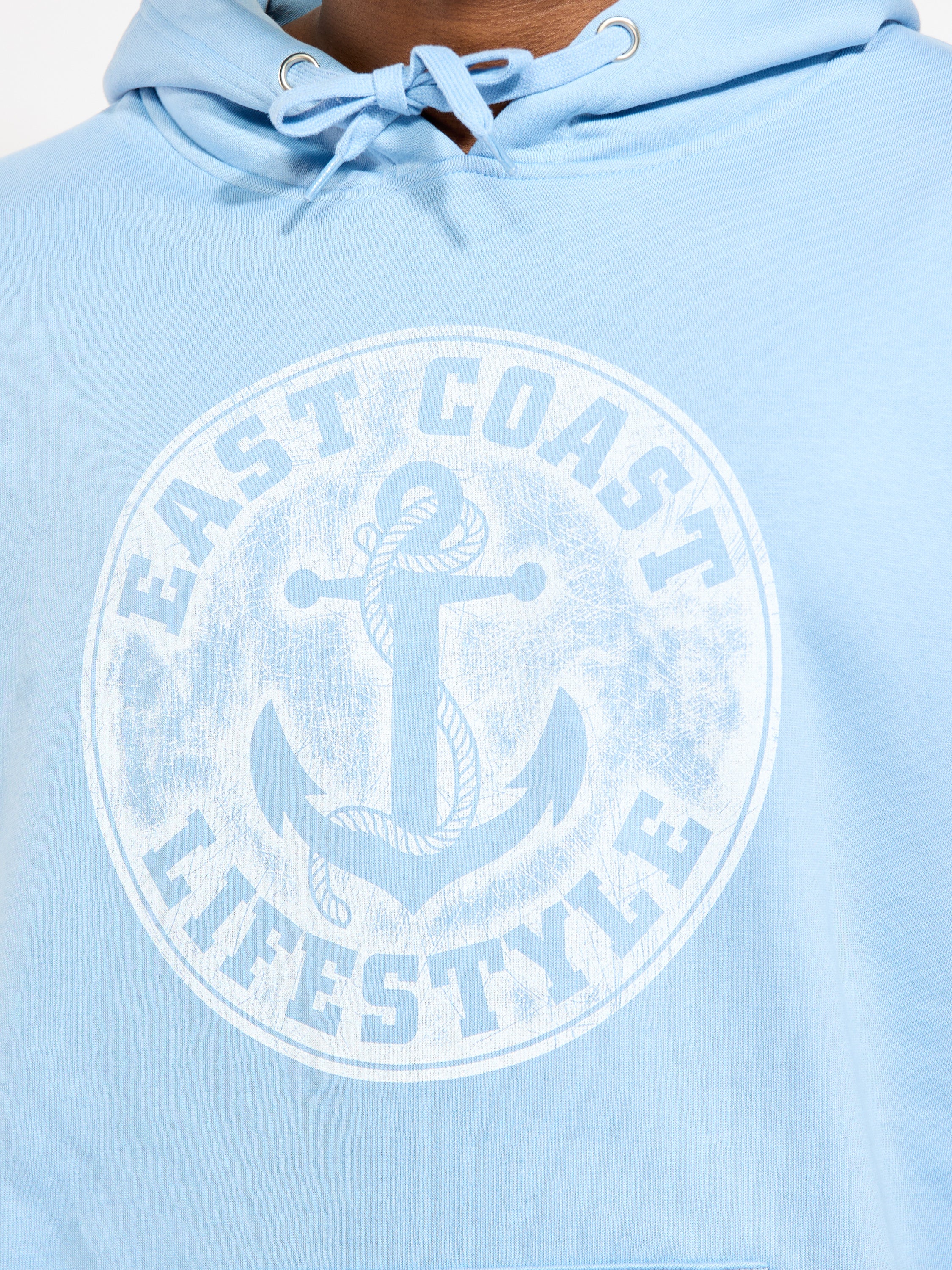 East Coast Lifestyle Vintage Anchor Hoodie