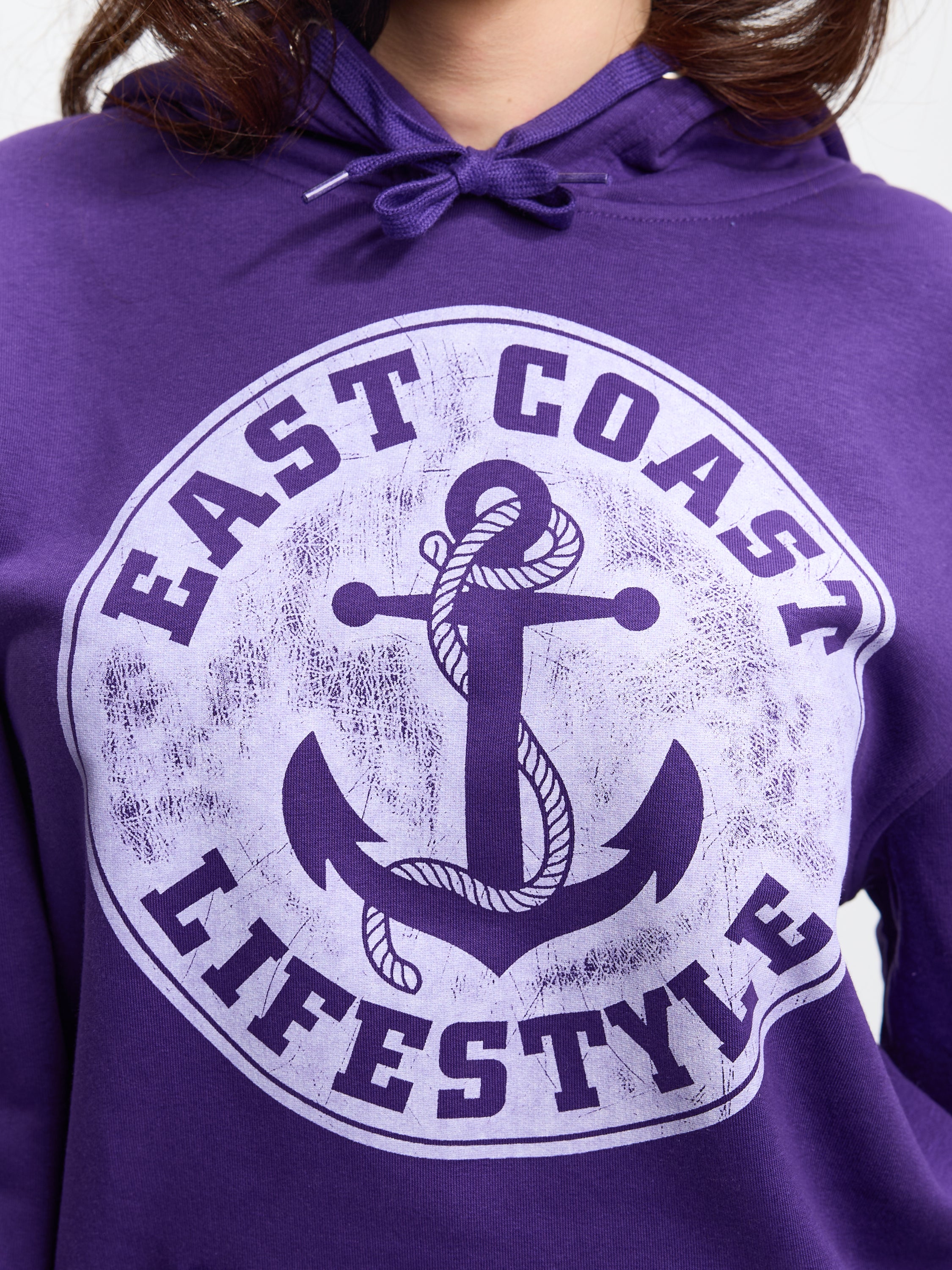 East Coast Lifestyle Vintage Anchor Hoodie