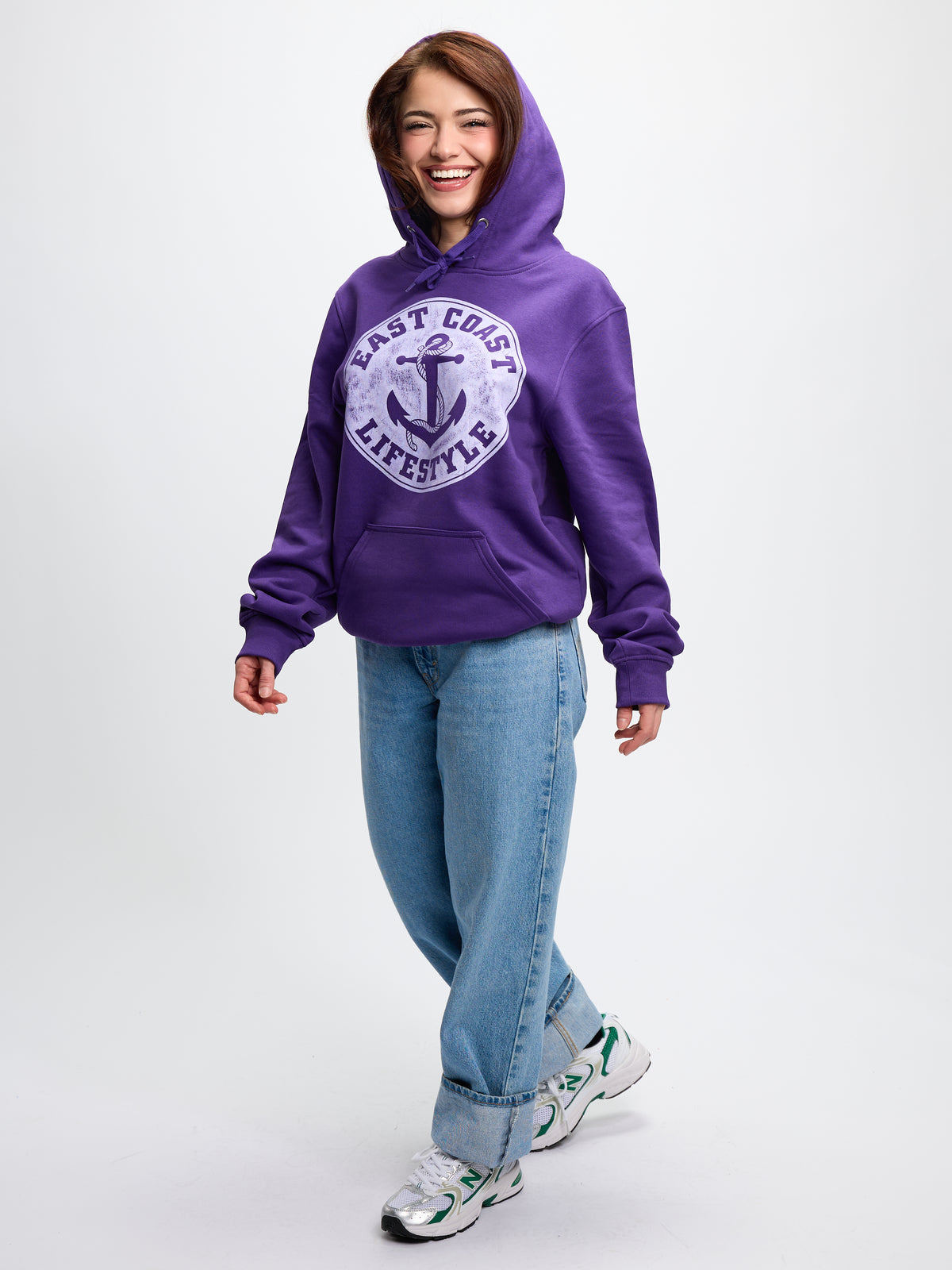 East Coast Lifestyle Vintage Anchor Hoodie