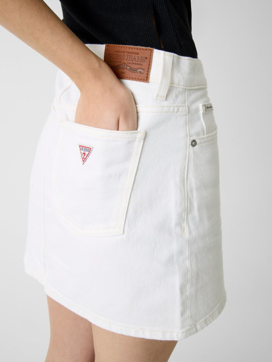 Guess White Mini Skirt