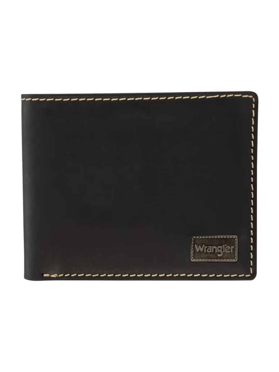 Wrangler Leather Stitch Bifold Wallet