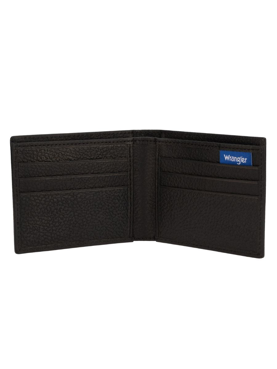 Wrangler Pebble Grain Leather Bifold Wallet
