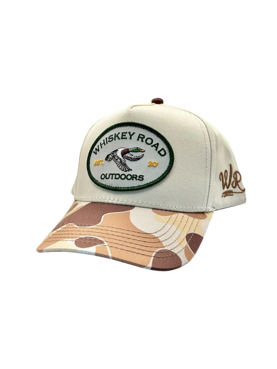 Whiskey Road Camo Duck Hat