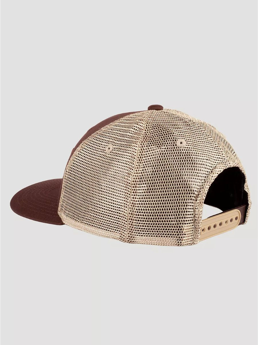 Wrangler Legend Leather Logo Patch Hat