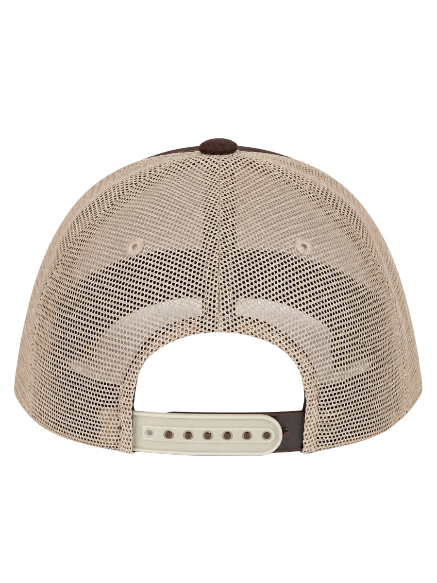 Wrangler Legend Leather Patch Brown Hat
