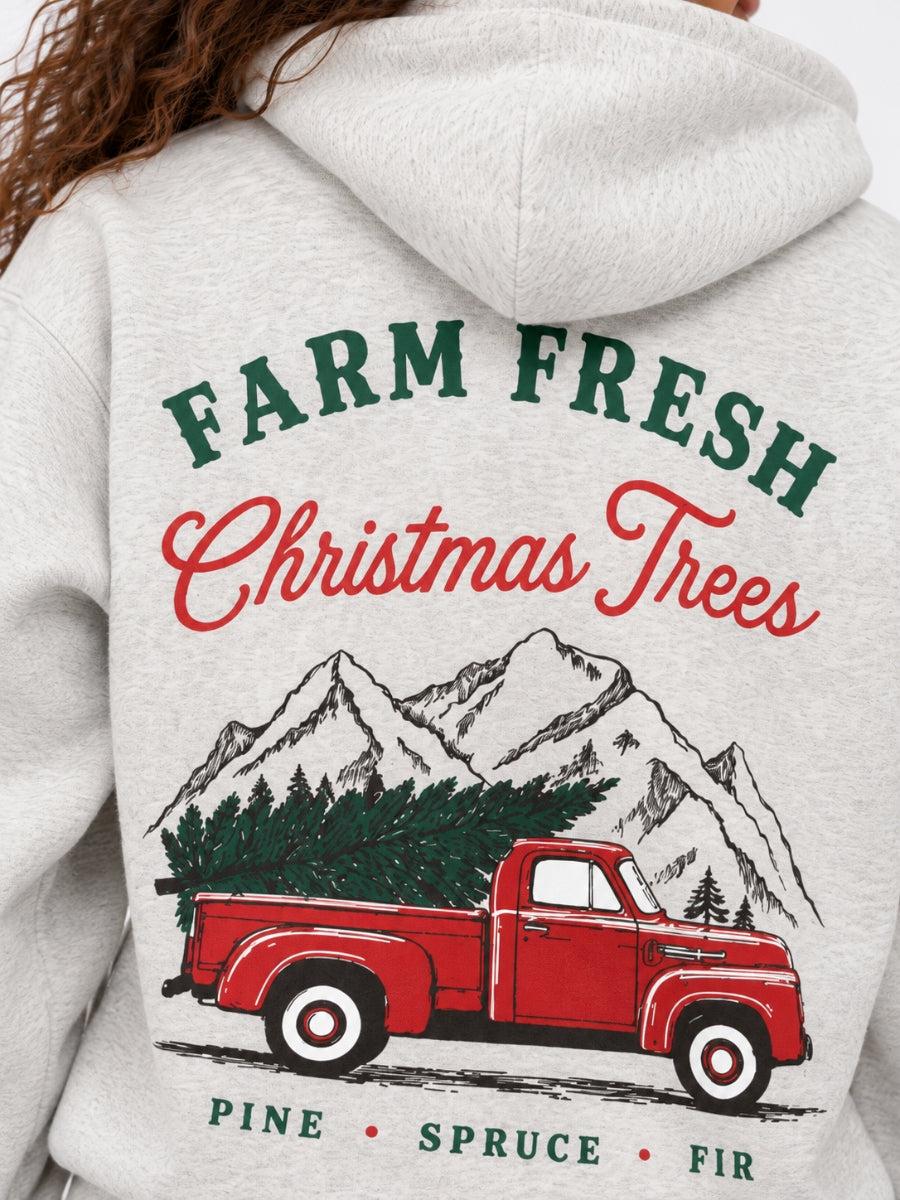 Farm Fresh Christmas Hoodie