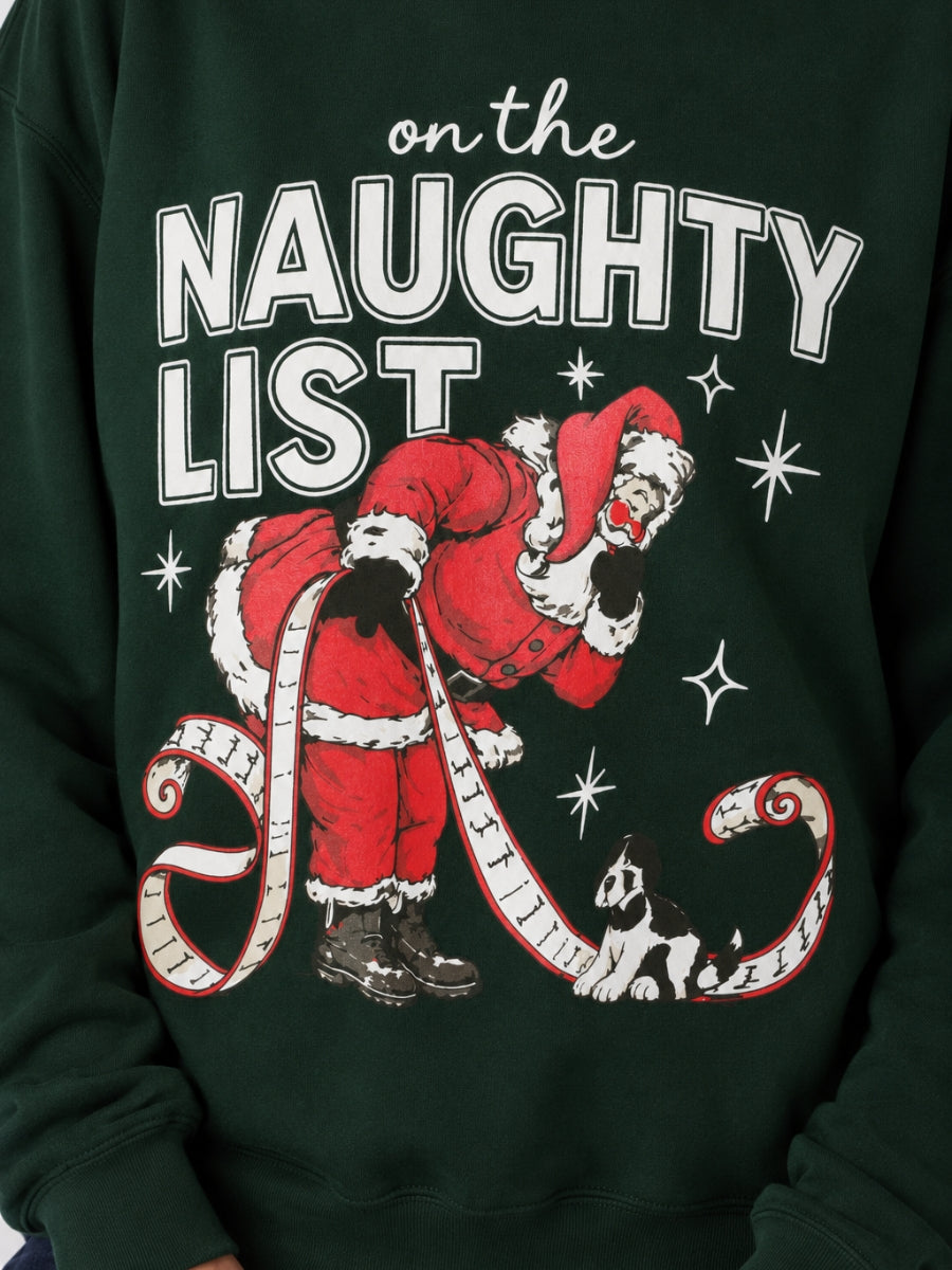 Naughty List Crewneck Sweatshirt