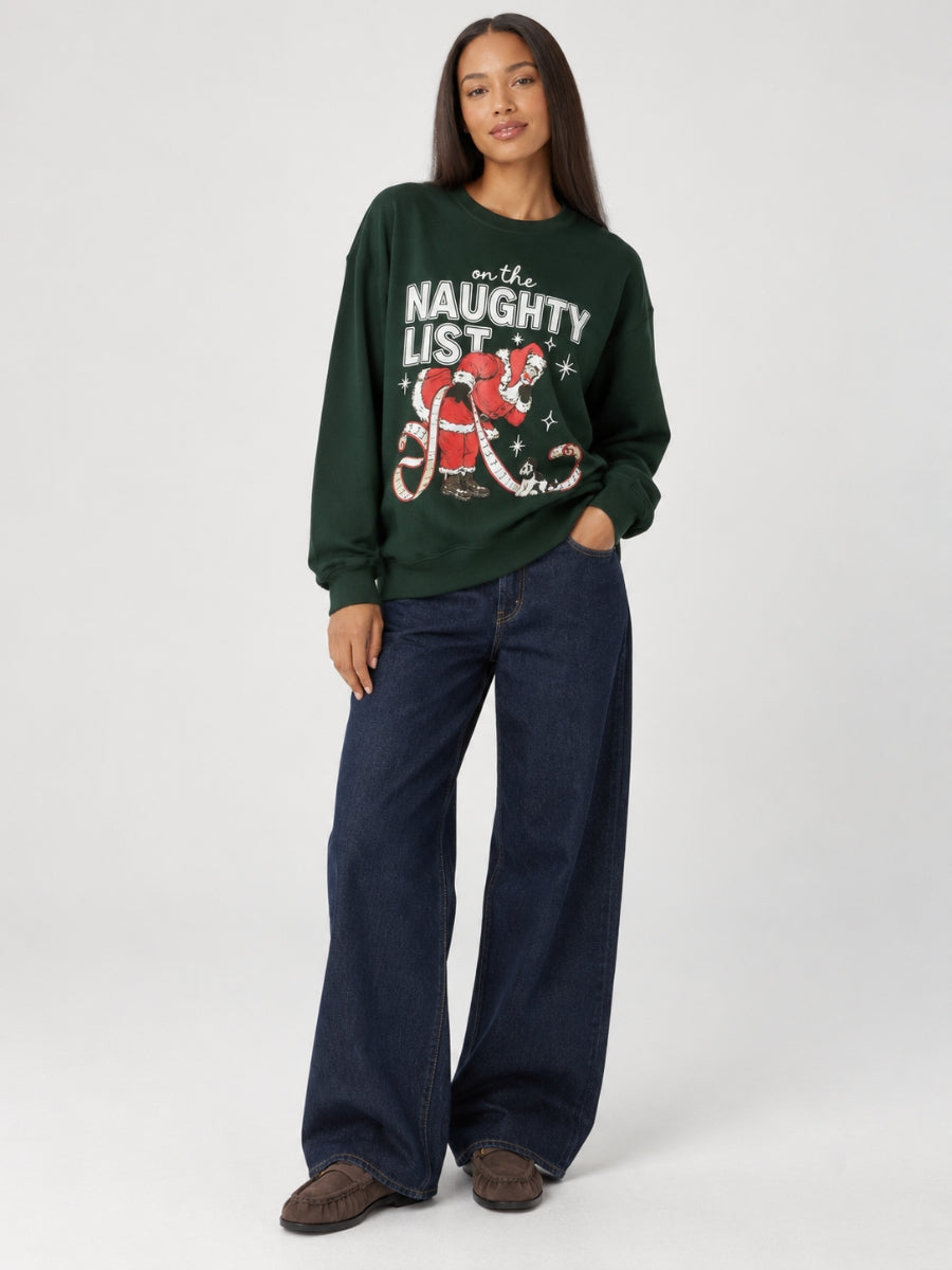 Naughty List Crewneck Sweatshirt