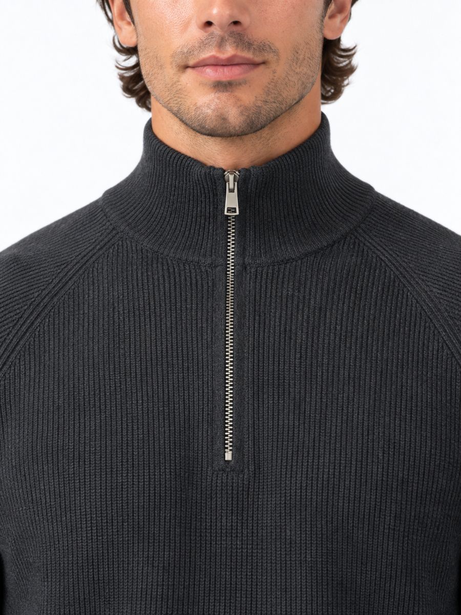 Men's Quarter Zip Sweater