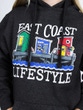 East Coast Lifestyle NFLD Houses Hoodie, CHARCOAL,  [category]