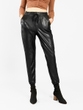 Faux Leather Jogger, BLACK,  [category]