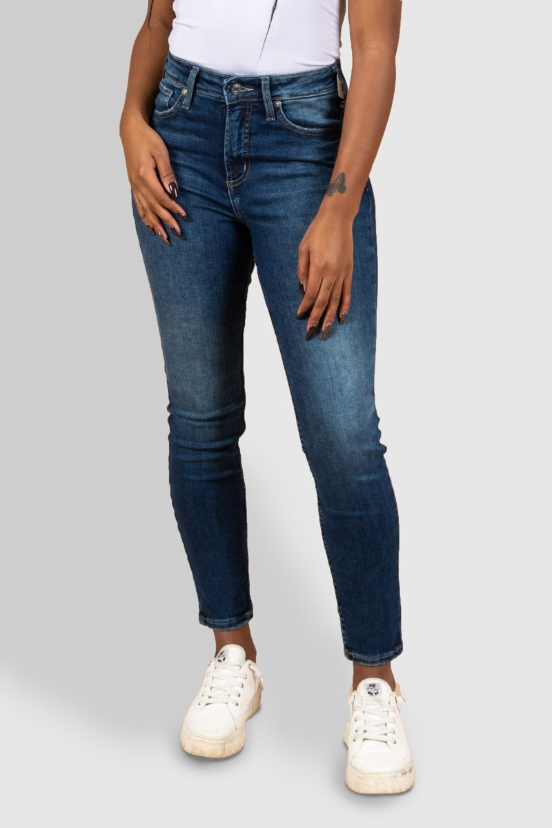 Silver Infinite Fit High Rise Skinny Jeans
