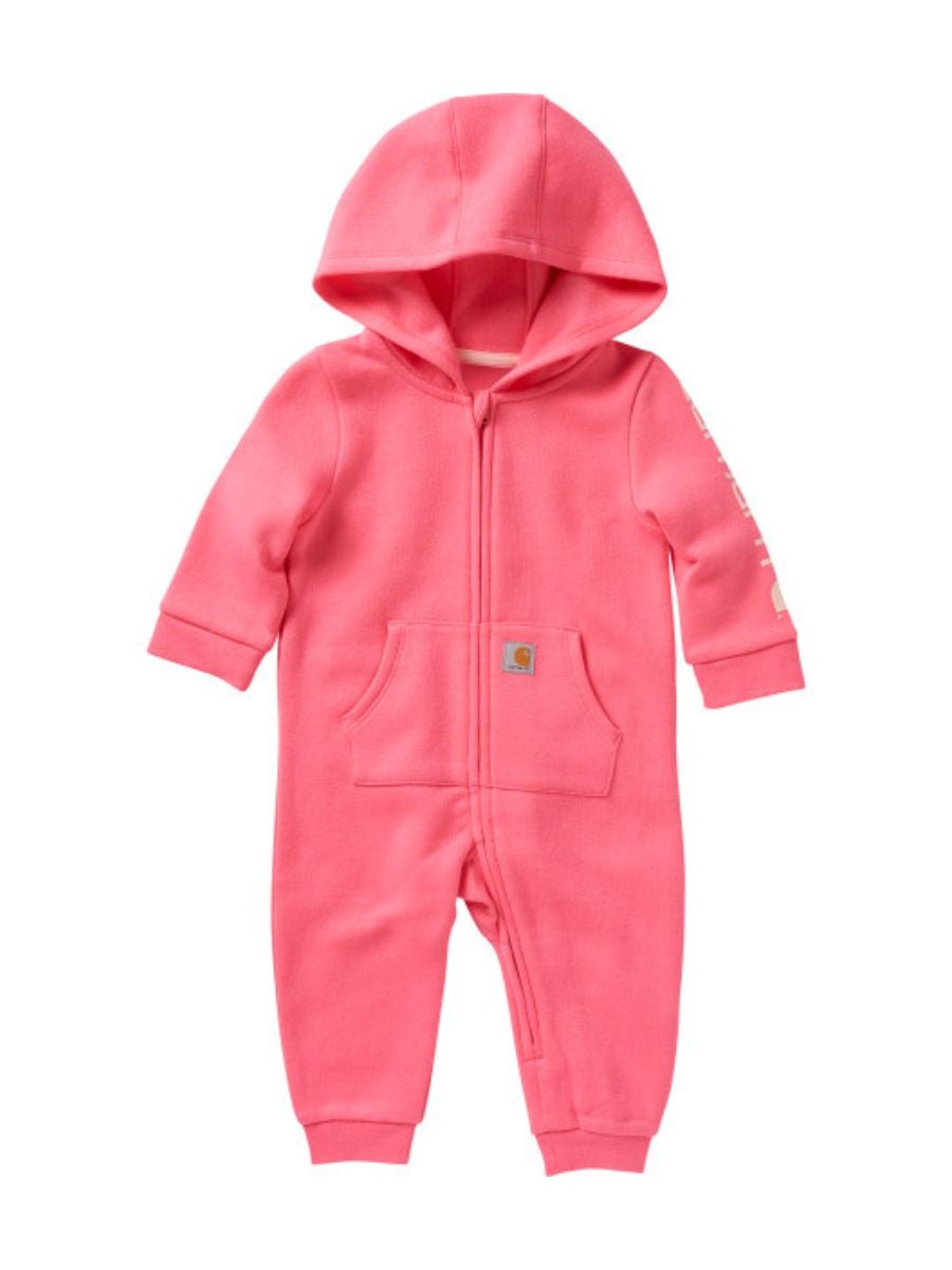 Carhartt Infant Fleece Long Sleeve Zip Front Hooded Coverall