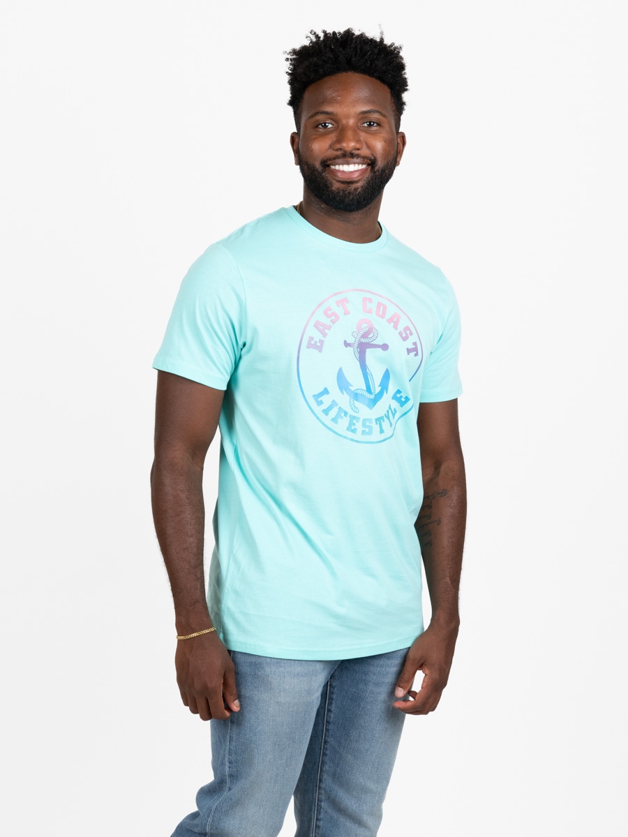 East Coast Lifestyle Gradient Anchor Tee, ,  [category]