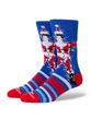 Stance Christmas Vacation Crew Socks, BLUE,  [category]