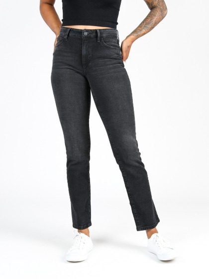 GUESS 1981 Straight Jean, BLACK,  [category]